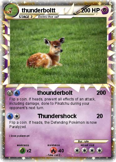 Pokemon thunderboltt
