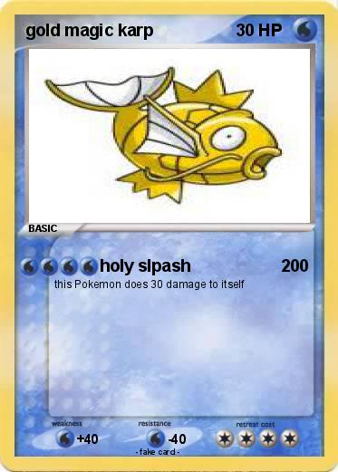Pokemon gold magic karp