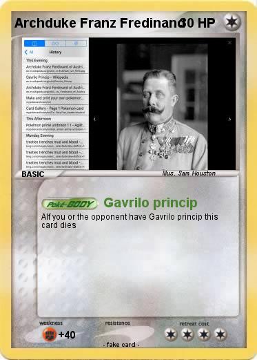 Pokemon Archduke Franz Fredinand