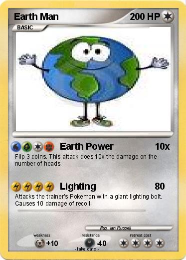Pokemon Earth Man