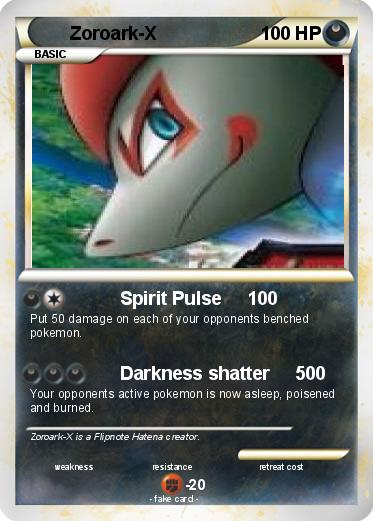 Pokemon Zoroark-X