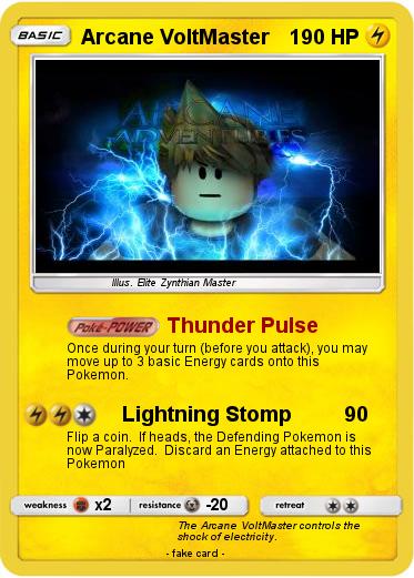 Pokemon Arcane VoltMaster