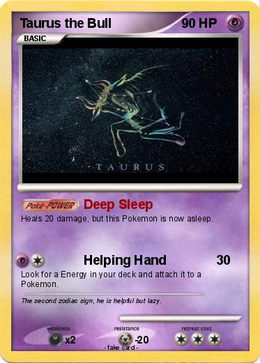 Pokemon Taurus the Bull