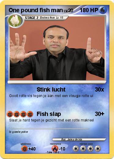 Pokemon One pound fish man