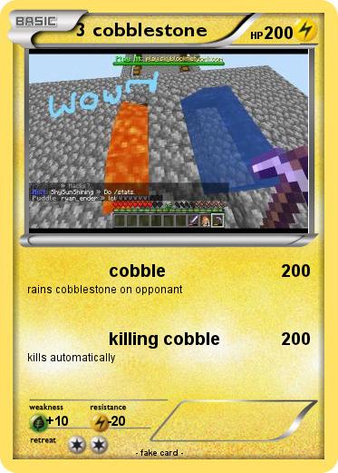 Pokemon 3 cobblestone