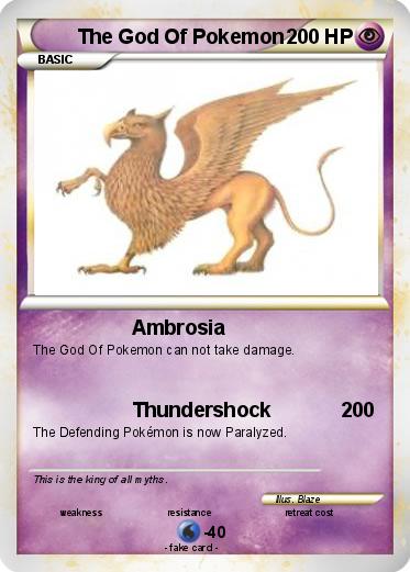 Pokemon The God Of Pokemon