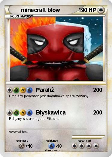 Pokemon minecraft blow