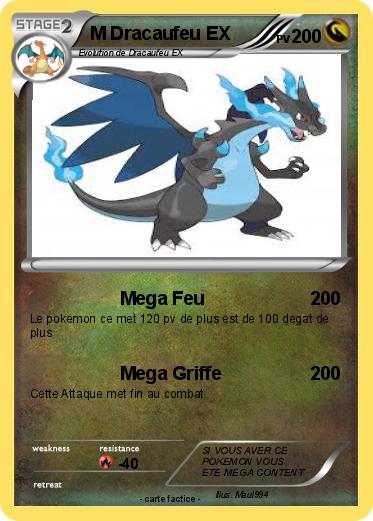 Pokemon M Dracaufeu EX
