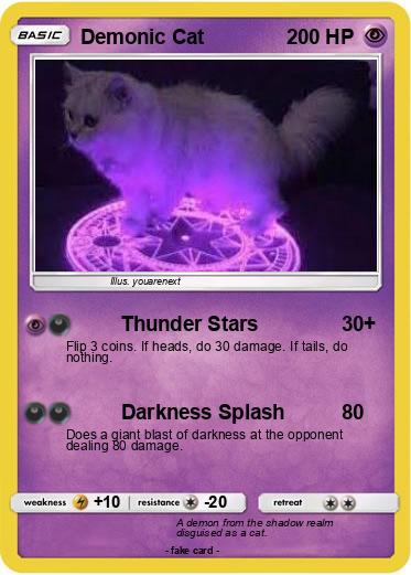 Pokemon Demonic Cat