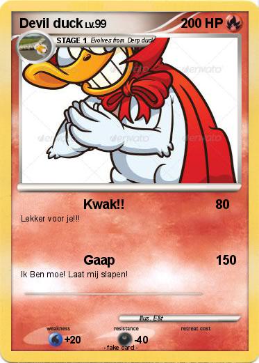 Pokemon Devil duck