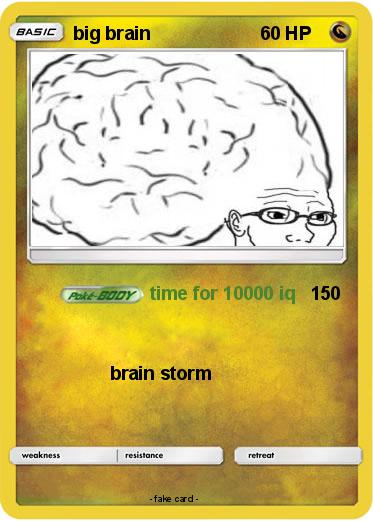 Pokemon big brain
