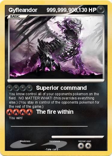 Pokemon Gyfleandor      999,999,900,