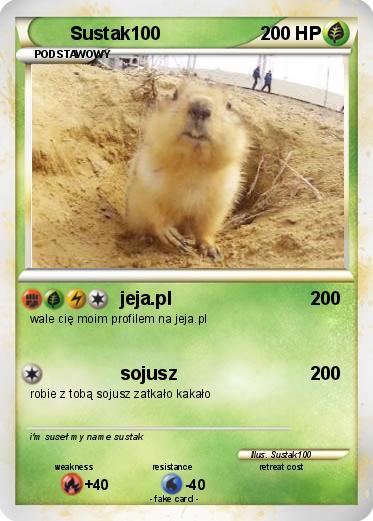 Pokemon Sustak100
