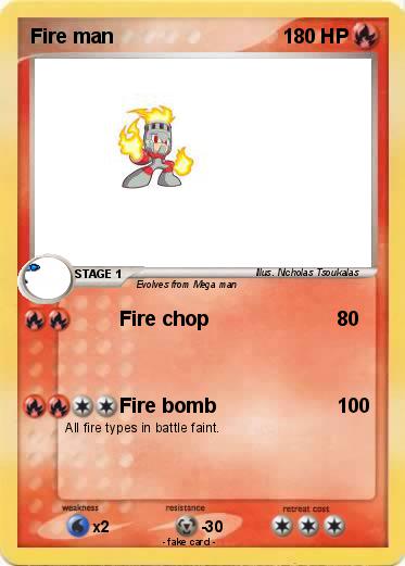 Pokemon Fire man