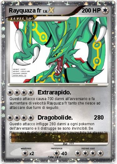 Pokemon Rayquaza fr