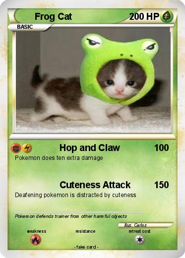 Pokemon Frog Cat