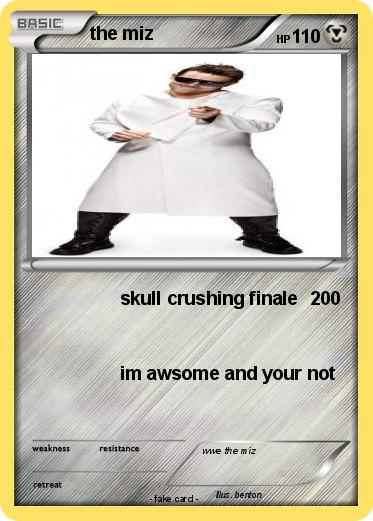 Pokemon the miz