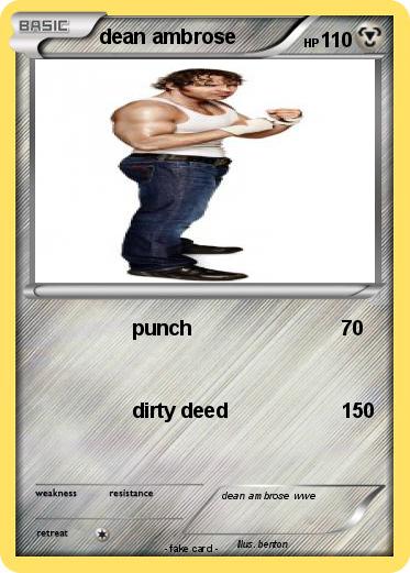 Pokemon dean ambrose