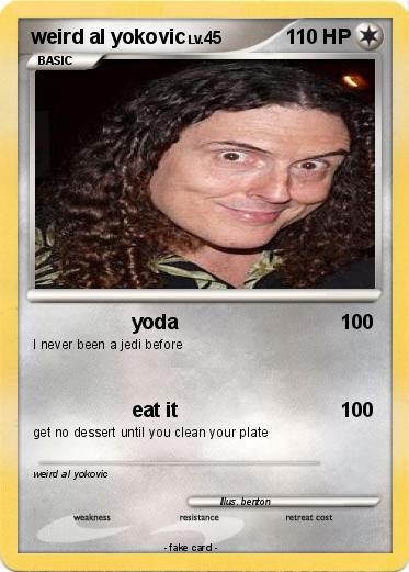 Pokemon weird al yokovic