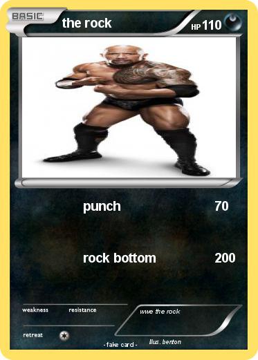 Pokemon the rock
