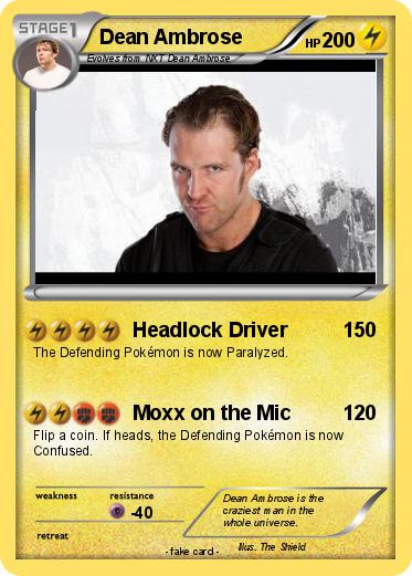 Pokemon Dean Ambrose