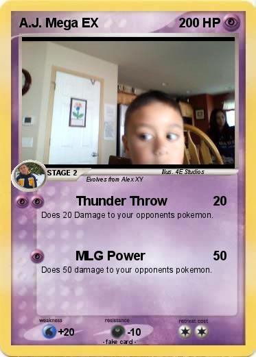 Pokemon A.J. Mega EX