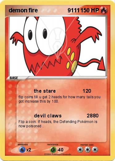 Pokemon demon fire                   9111