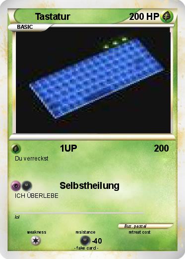 Pokemon Tastatur