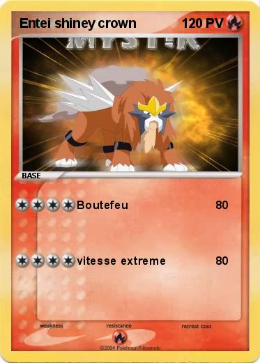 Pokemon Entei shiney crown