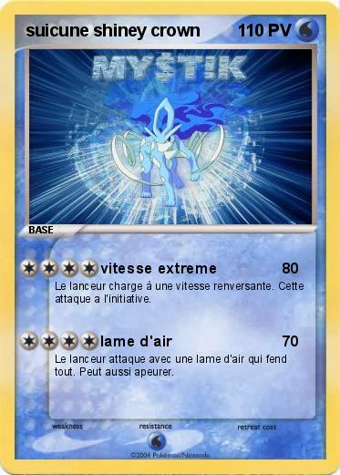 Pokemon suicune shiney crown