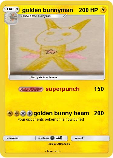 Pokemon golden bunnyman