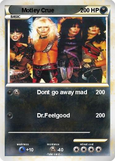 Pokemon Motley Crue