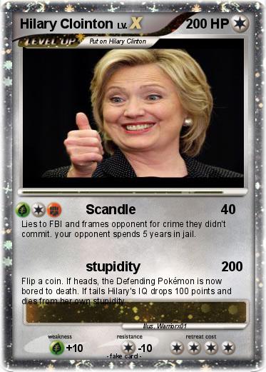 Pokemon Hilary Clointon