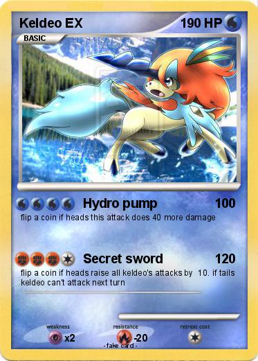 Pokemon Keldeo EX