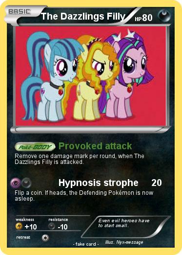 Pokemon The Dazzlings Filly