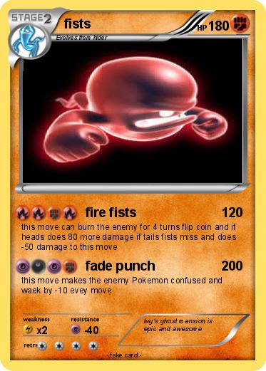 Pokemon fists