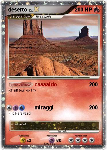 Pokemon deserto