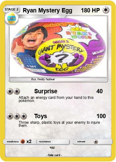 Pokemon Ryan Mystery Egg