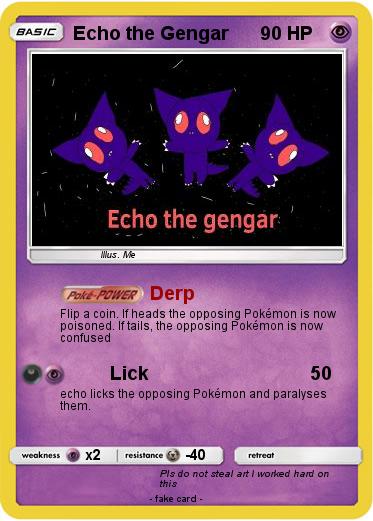 Pokemon Echo the Gengar