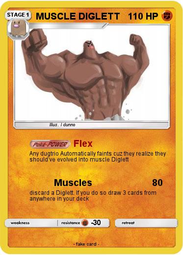Pokemon MUSCLE DIGLETT