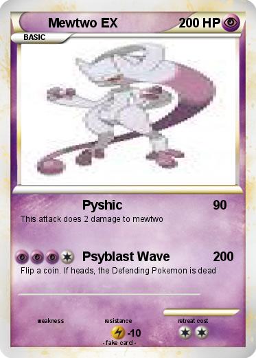 Pokemon Mewtwo EX