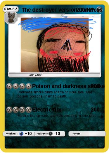 Pokemon The destroyer version darkness