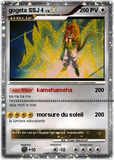 Pokemon gogeta SSJ 4