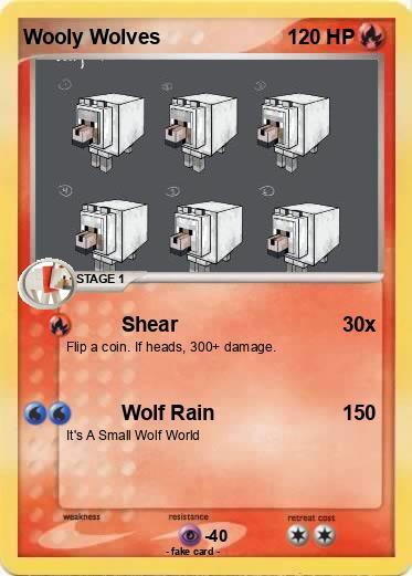 Pokemon Wooly Wolves