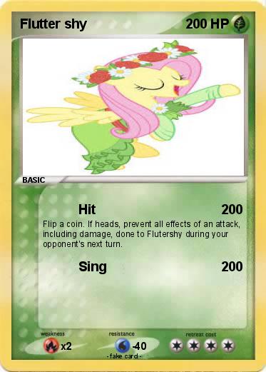 Pokemon Flutter shy