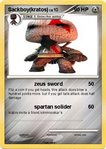Pokemon Sackboy(kratos)