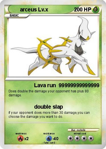 Pokemon arceus Lv.x