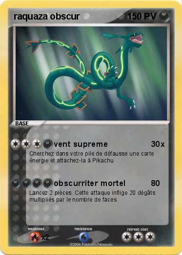 Pokemon raquaza obscur