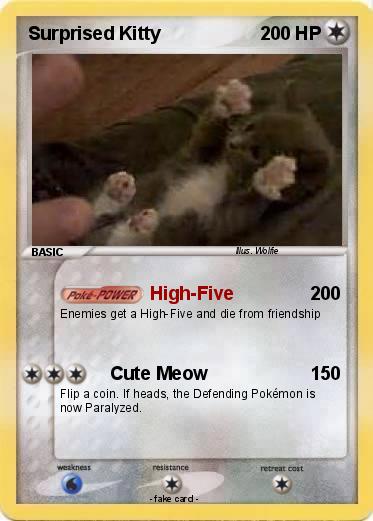 Pokemon Surprised Kitty