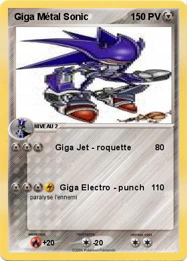 Pokemon Giga Métal Sonic